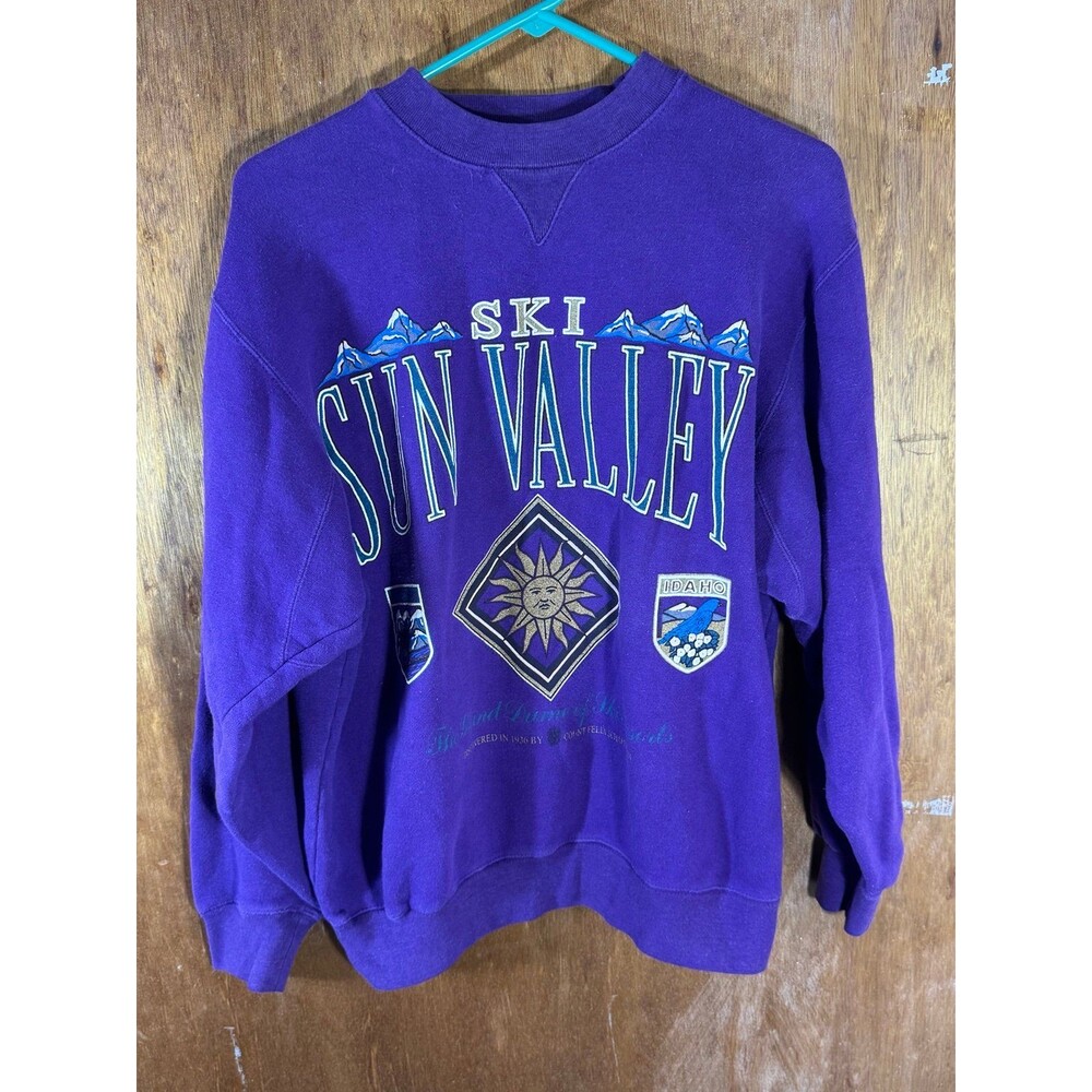 Vintage Ski Sun‎ Valley Idaho Galt Sand Crewneck Sweater Medium M
